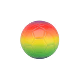 Ballon de football arc-en-ciel Johntoy - 20cm