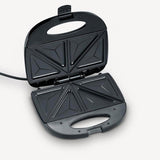 Grille-pain à sandwich Severin 600w en acier inoxydable brossé-noir
