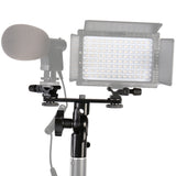 Falcon Eyes Twin Mount Bracket Inclinant + 2 x Flash Shoe CLD-14A