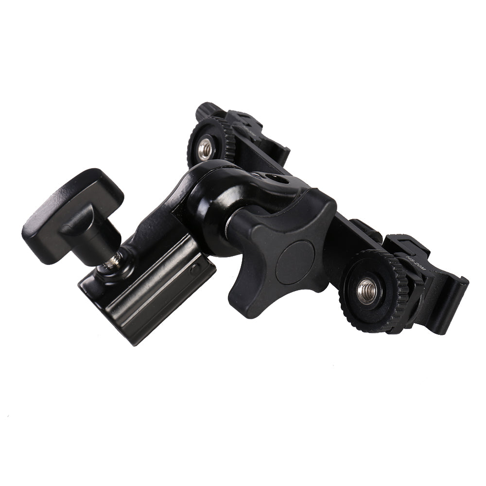 Falcon Eyes Twin Mount Bracket Inclinant + 2 x Flash Shoe CLD-14A