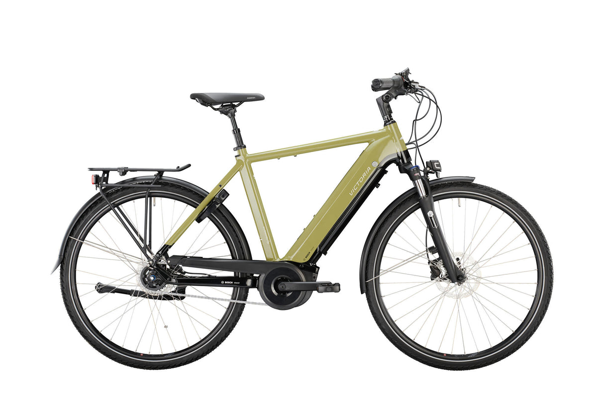 Vélo de trekking électrique Victoria etrekking 11.5 mod. 22 victoires en vélo électrique. e-pull. 11,5 28 50 diam. roue libre verte