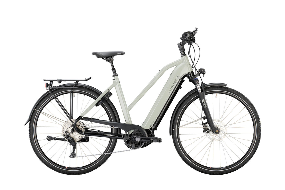 Vélo de trekking électrique Victoria etrekking 12.9 mod. 22 victoires en vélo électrique. e-pull. 12,9 28 48 escaliers. 10sp gris