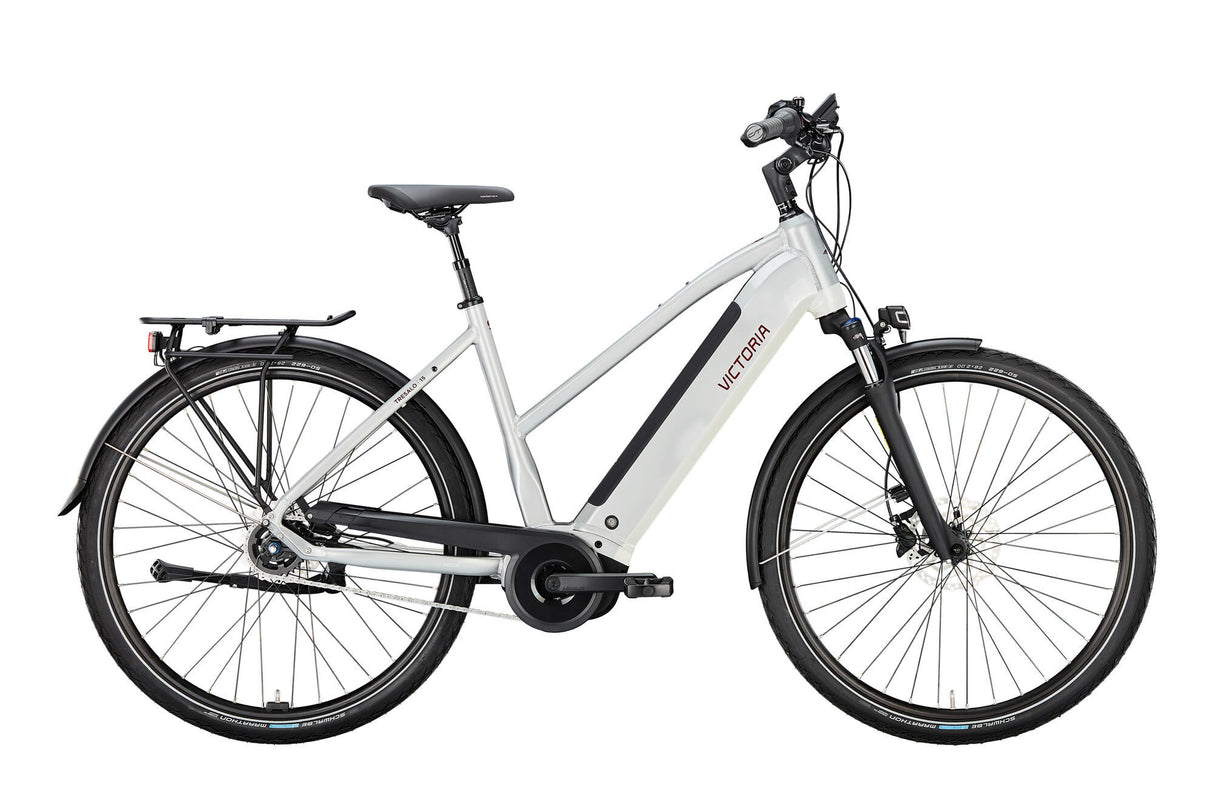 Vélo de trekking électrique Victoria tresalo 15 (#1) ebike vict. tresalo 15 28 53 5sp piège fh. argent