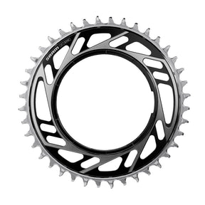 Plateau Sram rouge 44 dents x-sync e1 support fileté noir argent