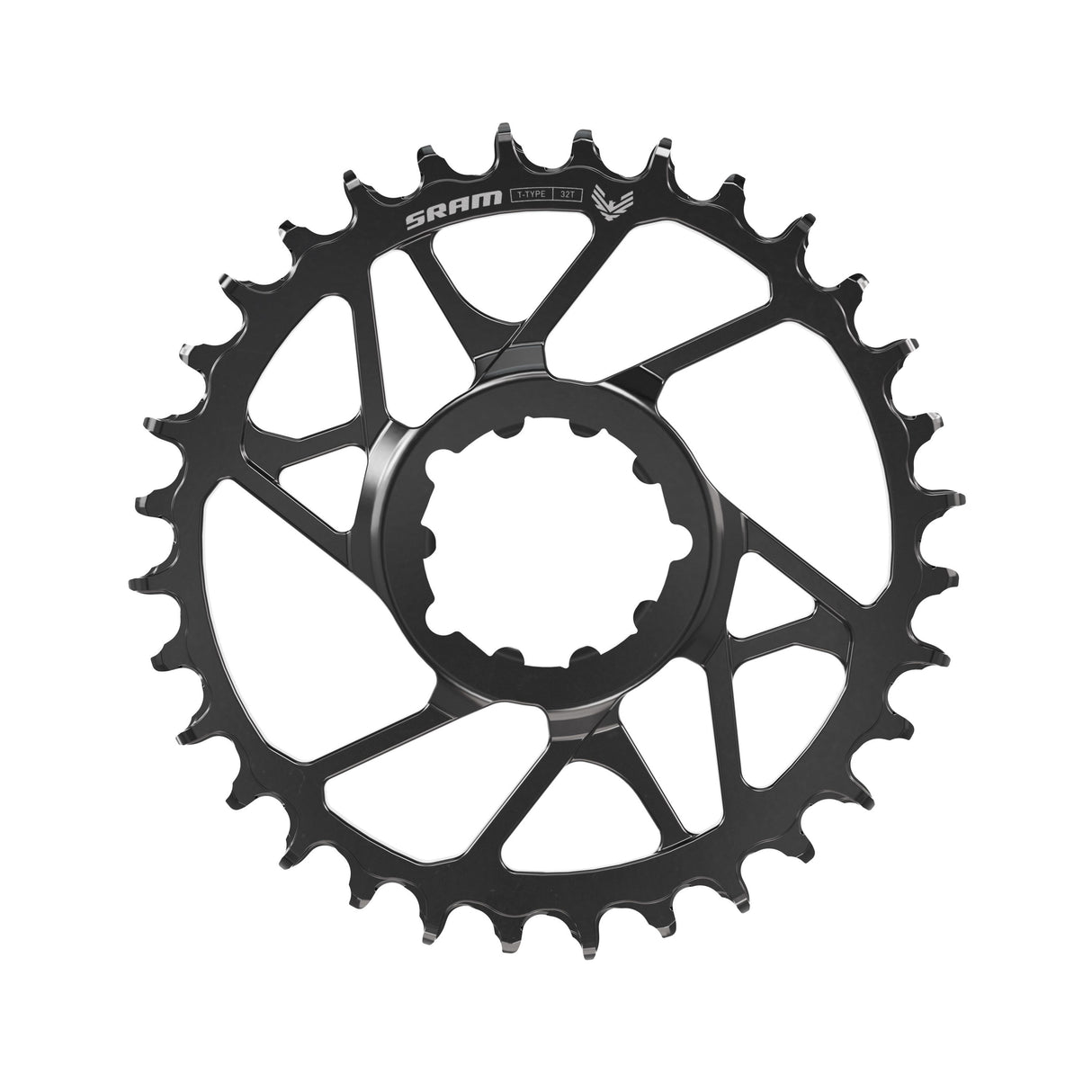 Sram plateau eagle t-type noir 34 dents acier dm 3mm offset eagle 70