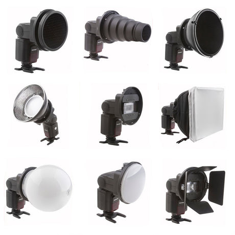 Falcon Eyes Universal Speedlite Camera Flash Strobist Set Sga-K9