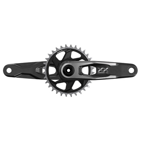 Sram pédalier xx descente cl55 dub vtt - 165mm 34t t-type noir