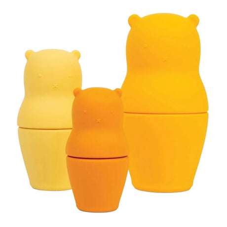 Jouets de dentition en silicone Bigjigs ours - 3 pièces.