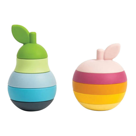 Bigjigs pomme et poire empilables en bois
