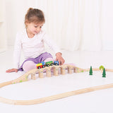 Bigjigs Wooden Rails - Viaduct ferroviaire, 3dlg.