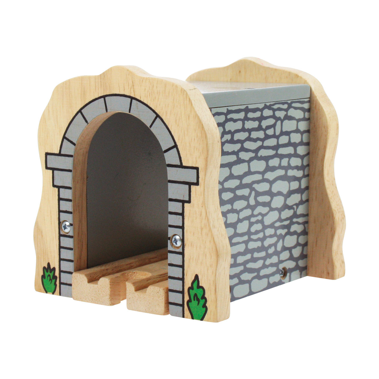 Bigjigs Wooden Rails Gray Tunnel