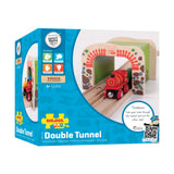 Bigjigs Holz Rieder Double -track Tunnel