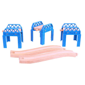 Bigjigs Rail en bois - pièces de pont, 3e.