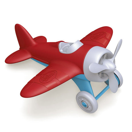 Avion jouets vert - rouge