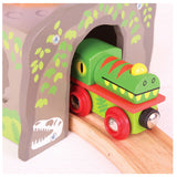 Tunnel pour T-Rex en bois Bigjigs