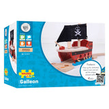 Bigjigs – partie de voie ferrée, bateau pirate