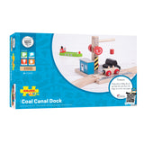 Rails en bois Bigjigs - station de chargement de charbon