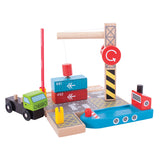 Bigjigs Wooden Rails Container Astillero