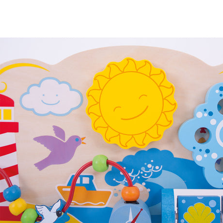 Planche d'activités marine en bois Bigjigs