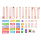 Piste de billes en bois Bigjigs - - 53 pièces