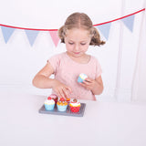 Ensemble à muffins en bois Bigjigs