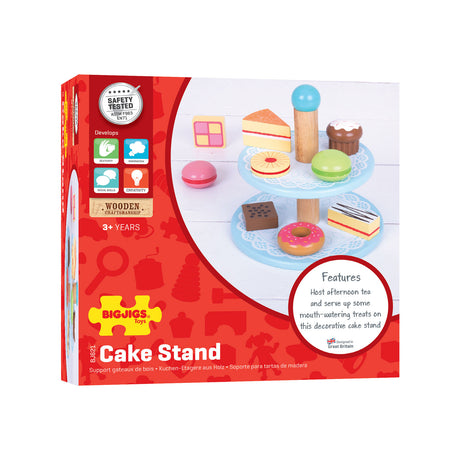 Présentoir à gâteaux Bigjig avec cupcakes