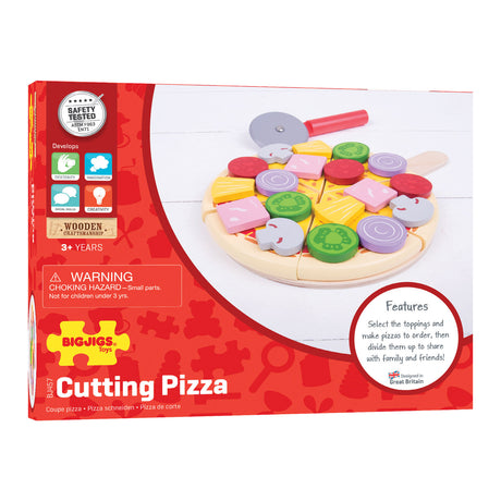 Nourriture jouet Bigjigs - découpe de pizza