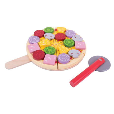 Nourriture jouet Bigjigs - découpe de pizza