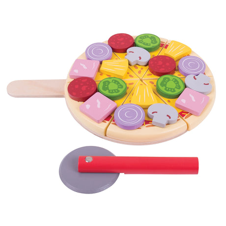 Nourriture jouet Bigjigs - découpe de pizza