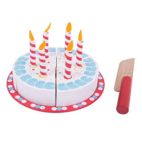 Gâteau d'anniversaire en bois Bigjigs
