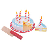 Gâteau d'anniversaire en bois Bigjigs