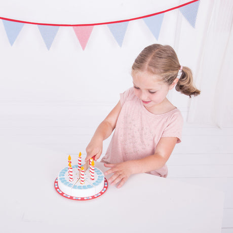 Gâteau d'anniversaire en bois Bigjigs