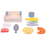 Caisse Bigjigs avec du poisson