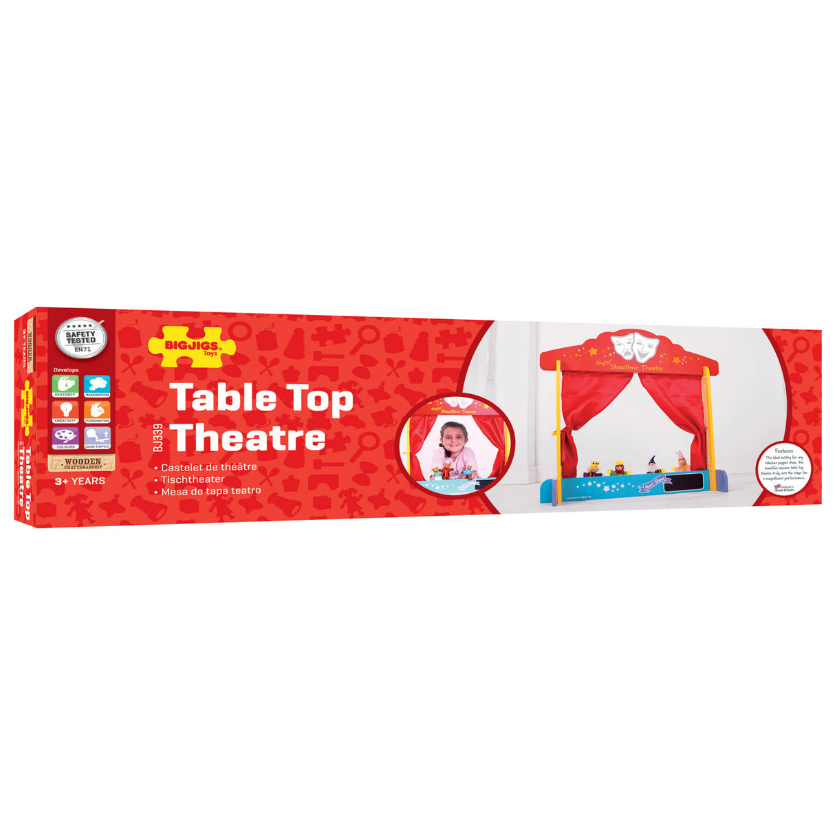 Bigjigs table puppet show