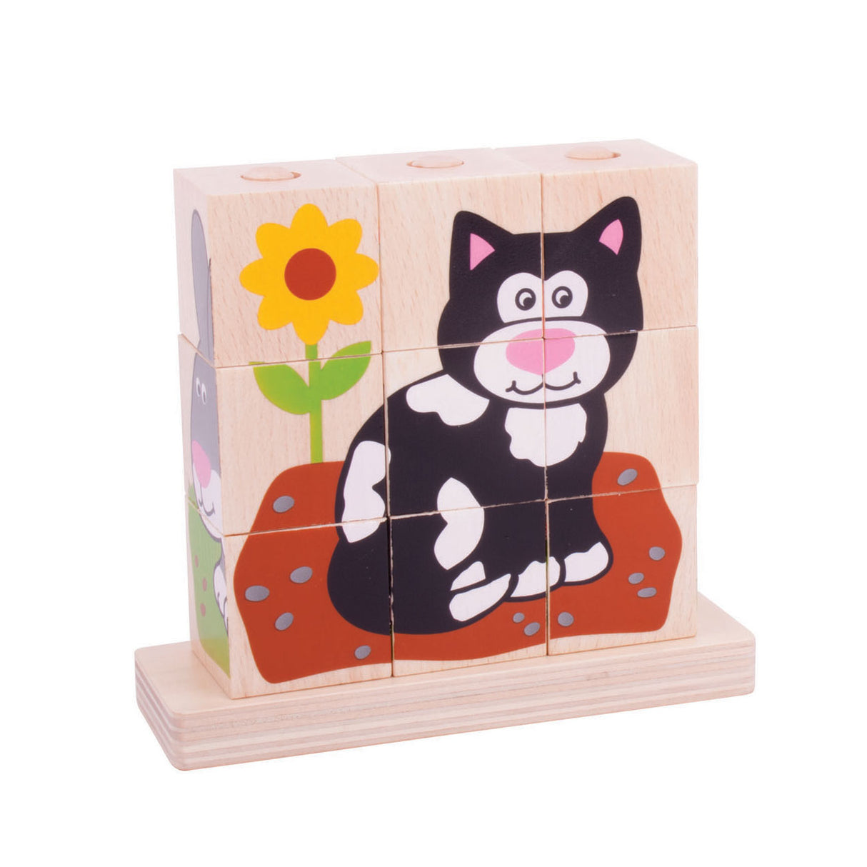 Blocs à empiler pour animaux de compagnie Bigjigs.