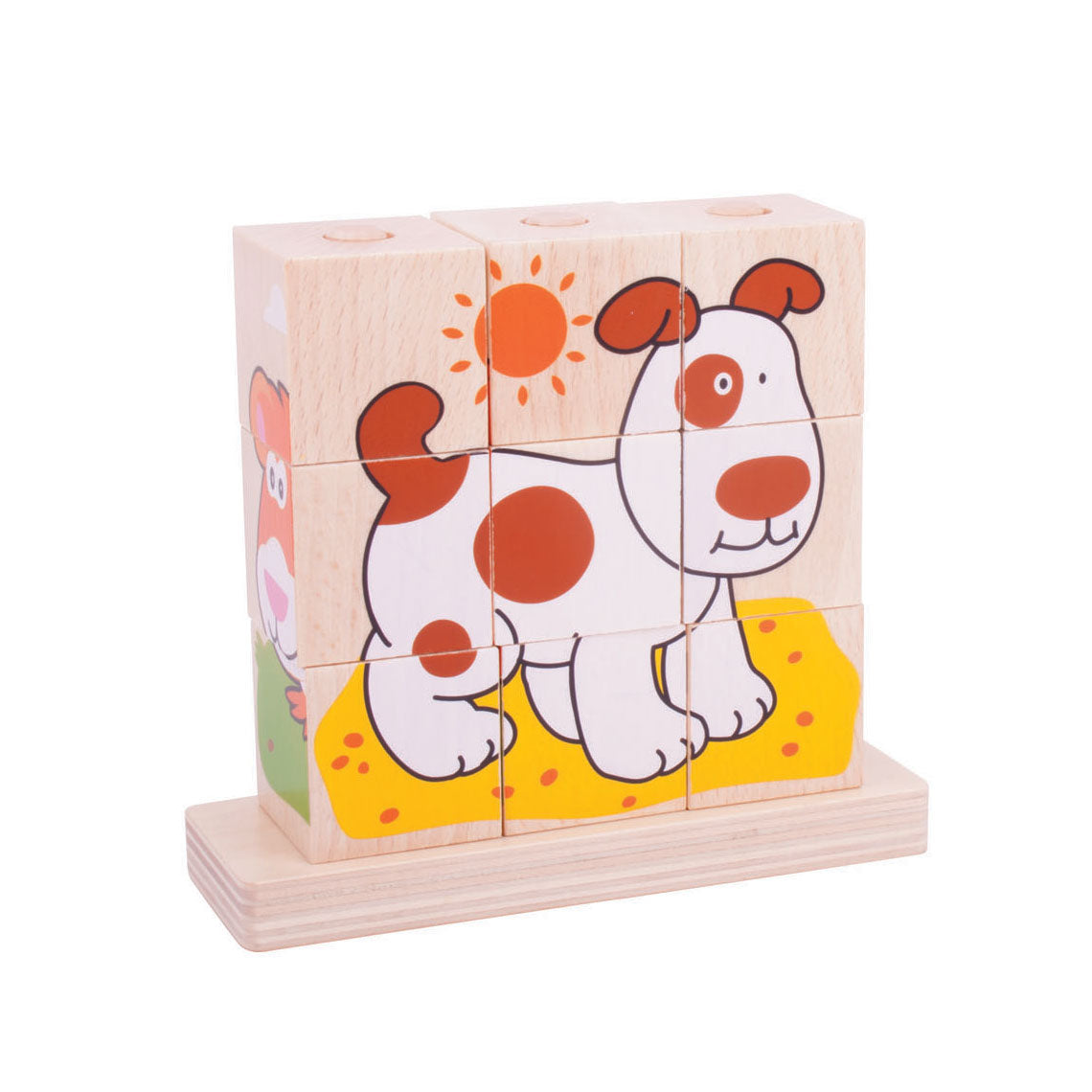 Blocs à empiler pour animaux de compagnie Bigjigs.