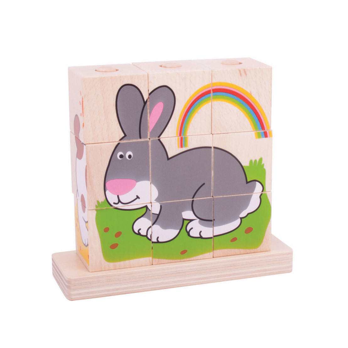 Blocs à empiler pour animaux de compagnie Bigjigs.