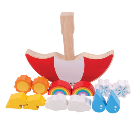 Jeu d'équilibrage météo Bigjigs