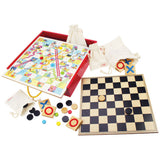 Jeux de société en bois Bigjigs, 4en1