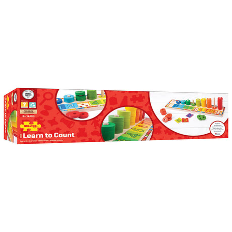Jouets Bigjigs pour apprendre à compter le boulier - jouets verts
