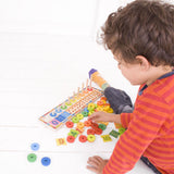 Jouets Bigjigs pour apprendre à compter le boulier - jouets verts