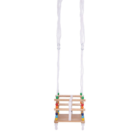 Balançoire en bois pour tout-petits Big Jigs - bigjigs - balançoire en bois