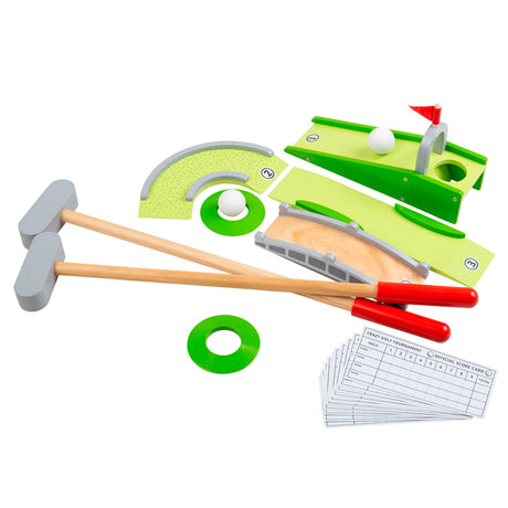 Bigjigs jouets bigjigs mini-golf en bois