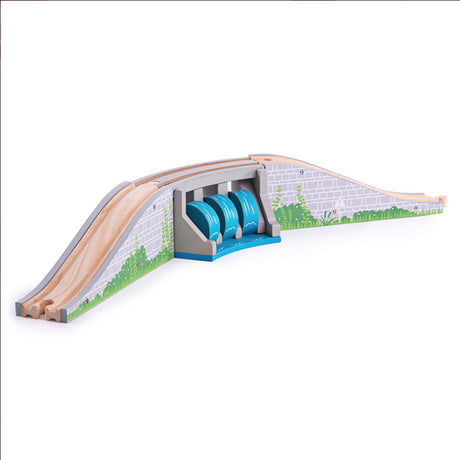 Bigjigs Rails en bois - pont avec cascade