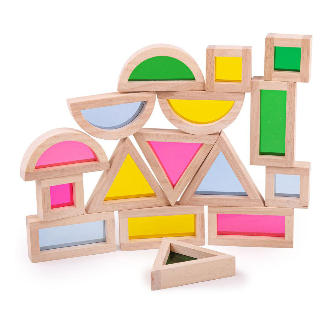 Bigjigs Blocs sensoriels en bois et son