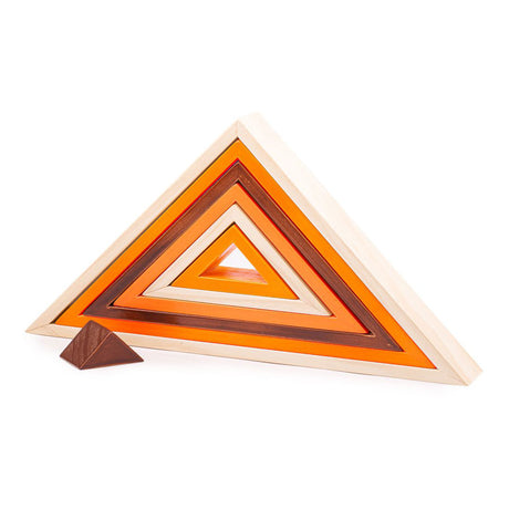 Bigjigs coins empilables en bois nature