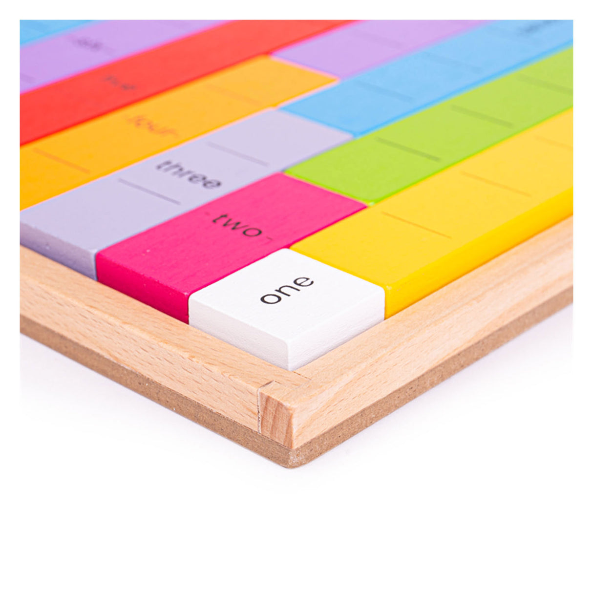 Jeu de mathématiques en bois Bigjigs reliant les nombres