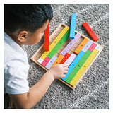 Jeu de mathématiques en bois Bigjigs reliant les nombres