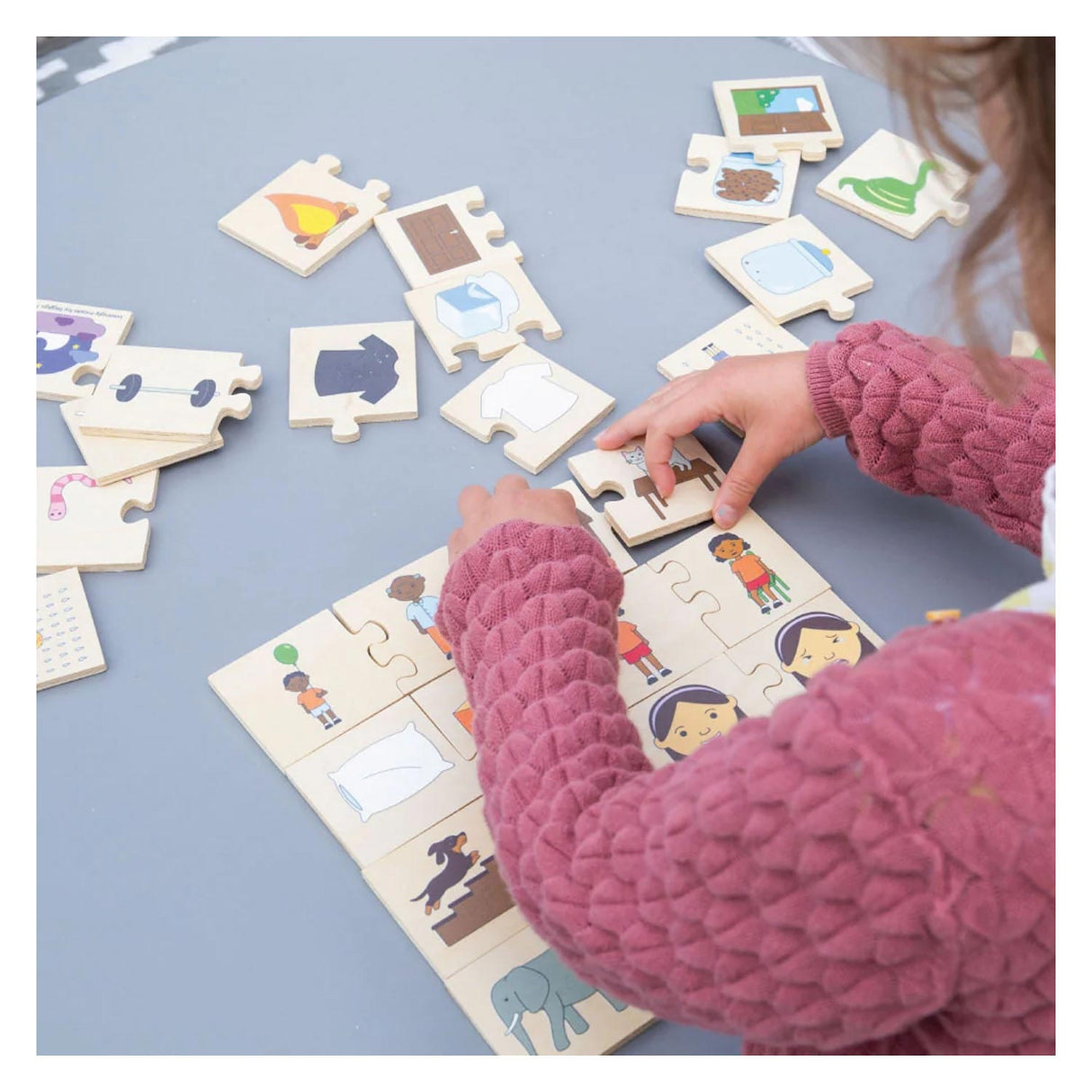 Bigjigs Puzzle en bois en bois Contradictions, 32e.