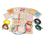 Bigjigs Wooden Road Puzzle fliser form, 22dlg.